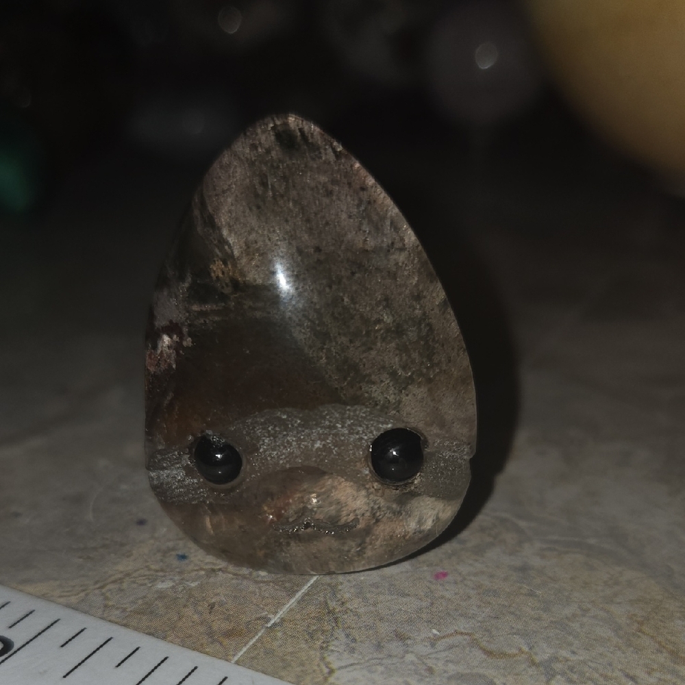 🥳SOLD🎉 Brown Stone Figurine with Black Accents